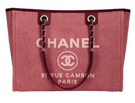 Chanel Deauville Canvas Tote Bag Reference Guide